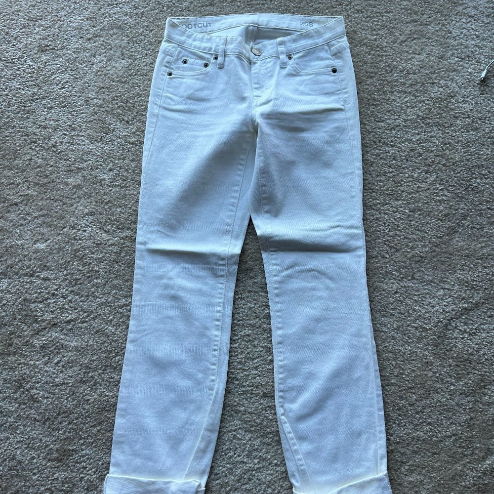 Jcrew White Bootcut jeans - Size 25S